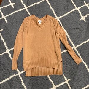 Old Navy V-Neck Tan Sweater